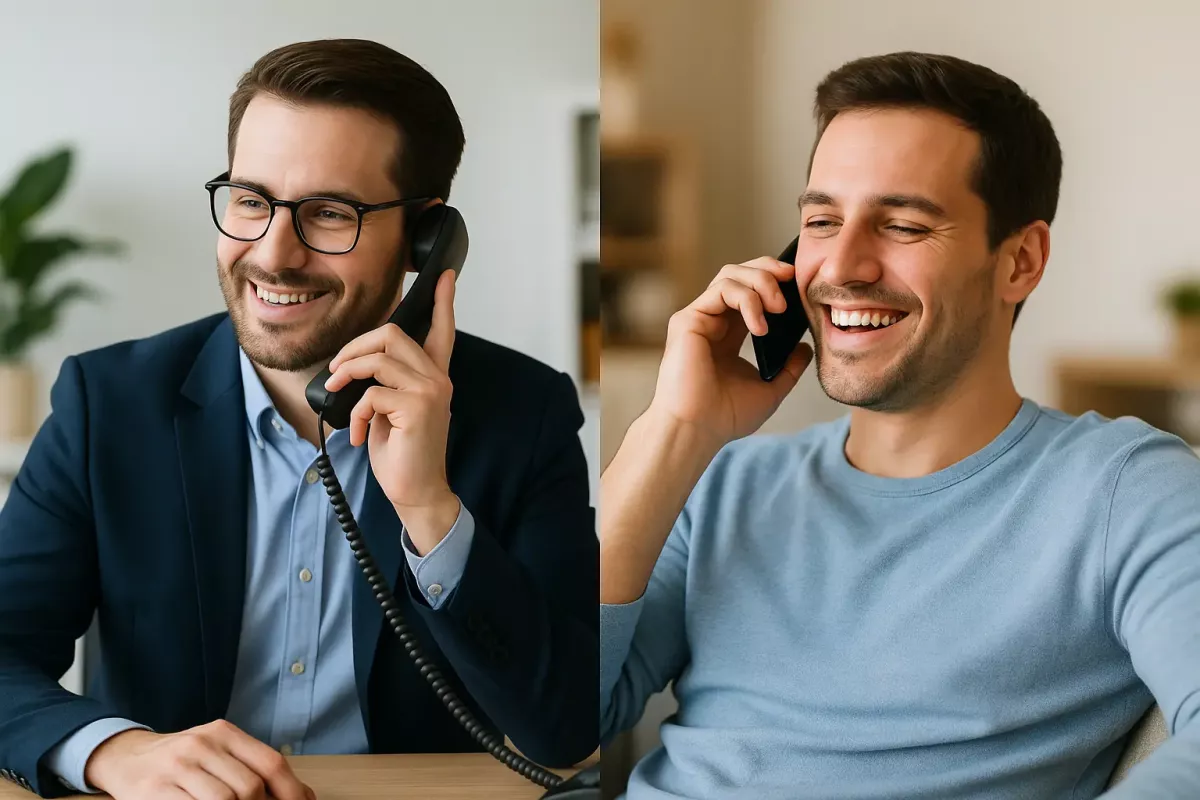 Conseiller Assur360 à votre écoute pour comparer les assurances Conseiller en assurance santé discutant avec un client en Suisse